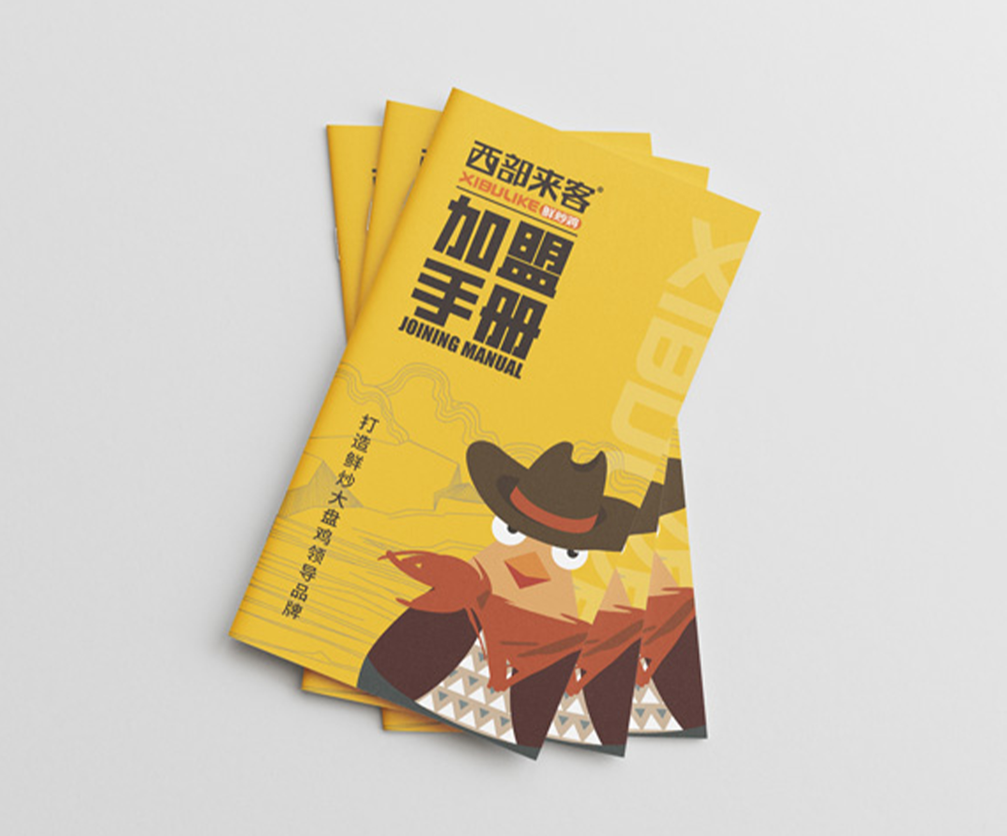 西部来客招商手册设计